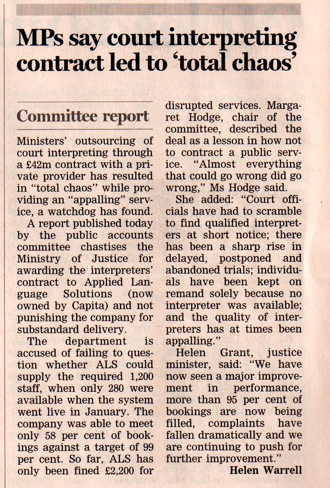 Financial Times 14th Dec